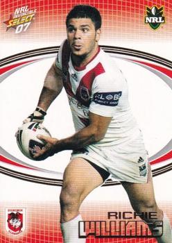 2007 Select NRL Invincible #145 Richie Williams Front